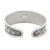 Sterling silver cuff bracelet, 'Exotic Elephant' - Handcrafted Sterling Silver Elephant Cuff Bracelet (image 2c) thumbail