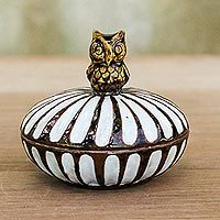 Ceramic decorative box,