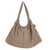 Cotton hobo bag, 'Striped Way in Multicolor' - Handmade 100% Cotton Striped Hobo Handbag from Thailand (image 2a) thumbail