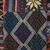 Leather accented cotton blend shoulder bag, 'Geometric Patchwork' - Handmade Cotton Blend Geometric Design Patchwork Handbag (image 2f) thumbail
