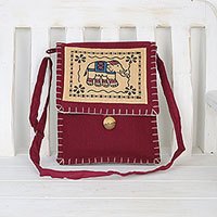 Cotton sling bag,