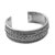 Sterling silver cuff bracelet, 'Woven Way' - Handmade Sterling Silver Cuff Bracelet from Thailand (image 2c) thumbail
