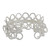 Sterling silver cuff bracelet, 'Captivating Grace' - Handcrafted Sterling Silver Cuff Bracelet from Thailand (image 2a) thumbail
