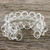 Sterling silver cuff bracelet, 'Captivating Grace' - Handcrafted Sterling Silver Cuff Bracelet from Thailand (image 2b) thumbail