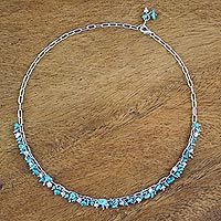 Cultured pearl beaded necklace,