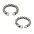 Sterling silver ear cuffs, 'Sleek Twist' - Pair of Modern Thai Sterling Silver Ear Cuff Earrings (image 2a) thumbail