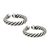Sterling silver ear cuffs, 'Sleek Twist' - Pair of Modern Thai Sterling Silver Ear Cuff Earrings (image 2c) thumbail