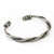 Sterling silver cuff bracelet, 'Lanna Waves' - Handmade Sterling Silver Thai Hill Tribe Cuff Bracelet (image 2d) thumbail
