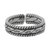 Sterling silver wrap ring, 'Hill Tribe Watcher' - Handmade Unisex Sterling Silver Wrap Ring from Thailand (image 2a) thumbail