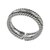 Sterling silver wrap ring, 'Hill Tribe Watcher' - Handmade Unisex Sterling Silver Wrap Ring from Thailand (image 2c) thumbail
