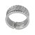 Sterling silver wrap ring, 'Mark of Chiang Mai' - Handmade Sterling Silver Thai Hill Tribe Geometric Wrap Ring (image 2c) thumbail