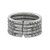 Sterling silver wrap ring, 'Mark of Chiang Mai' - Handmade Sterling Silver Thai Hill Tribe Geometric Wrap Ring (image 2d) thumbail