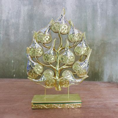 Wood and glass sculpture, Sacred Bodhi Tree