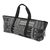 Cotton blend yoga mat bag, 'Om in Black' - Handmade Cotton Blend Yoga Bag Black Made in Thailand (image 2b) thumbail