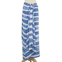 Rayon tie-dye sarong,