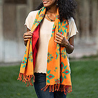 Featured review for Cotton scarf, Radiant Morning