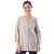 Cotton blouse, 'Cozy in Dusty Mauve' - Handmade Mauve Striped Cotton Long Sleeved Button Up Blouse thumbail