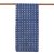 Cotton batik table runner, 'Hill Tribe Focus' - Hand-Dyed Navy and White Cotton Batik Square Table Runner (image 2c) thumbail