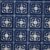 Cotton batik table runner, 'Hill Tribe Focus' - Hand-Dyed Navy and White Cotton Batik Square Table Runner (image 2d) thumbail