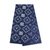 Cotton batik table runner, 'Embroidery Inspiration' - White and Dark Blue Geometric Cotton Batik Table Runner (image 2a) thumbail