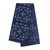 Cotton batik table runner, 'Geometric Dream' - Indigo and White Geometric Cotton Batik Table Runner (image 2a) thumbail