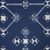 Cotton batik table runner, 'Geometric Dream' - Indigo and White Geometric Cotton Batik Table Runner (image 2d) thumbail
