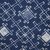 Cotton batik table runner, 'Batik Oblique' - Hmong Dark Blue and White Cotton Batik Table Runner (image 2d) thumbail