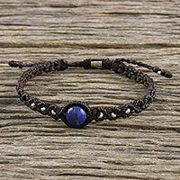 Lapis lazuli pendant bracelet,
