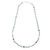 Gold accented multi-gemstone beaded necklace, 'Oceanic Daydream' - Multi-Gemstone Beaded Necklace in Blue from Thailand (image 2a) thumbail