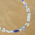 Gold accented multi-gemstone beaded necklace, 'Oceanic Daydream' - Multi-Gemstone Beaded Necklace in Blue from Thailand (image 2b) thumbail