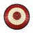 Saa paper parasol, 'Red Target' - Handmade Saa Paper Parasol in Red from Thailand thumbail
