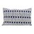 Batik cotton pillow sham, 'Sophisticated Indigo' - Striped Batik Cotton Pillow Sham in White and Indigo (image 2a) thumbail