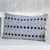Batik cotton pillow sham, 'Sophisticated Indigo' - Striped Batik Cotton Pillow Sham in White and Indigo (image 2b) thumbail