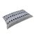 Batik cotton pillow sham, 'Sophisticated Indigo' - Striped Batik Cotton Pillow Sham in White and Indigo (image 2c) thumbail