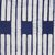 Batik cotton pillow sham, 'Sophisticated Indigo' - Striped Batik Cotton Pillow Sham in White and Indigo (image 2e) thumbail
