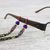 Beaded cotton eyeglasses cord, 'Mountain Focus' - Multi-Colored Patterned Beaded Cotton Eyeglasses Cord (image 2) thumbail