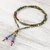 Beaded cotton eyeglasses cord, 'Mountain Focus' - Multi-Colored Patterned Beaded Cotton Eyeglasses Cord (image 2b) thumbail