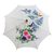 Cotton parasol, 'Birds and Flowers' - Handmade Thai Cotton and Bamboo Parasol thumbail