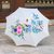 Cotton parasol, 'Birds and Flowers' - Handmade Thai Cotton and Bamboo Parasol (image 2b) thumbail
