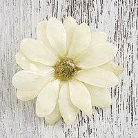Natural flower brooch,