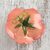 Natural rose brooch, 'Rosy Mood in Coral' - Artisan Crafted Natural Rose Brooch Pin in Coral (image 2b) thumbail