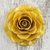 Natural rose brooch, 'Rosy Mood in Yellow' - Artisan Crafted Natural Rose Brooch in Yellow from Thailand thumbail