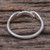 Sterling silver band ring, 'Leafy Embrace' - Sterling Silver Triple Leaf Motif Band Ring from Thailand (image 2d) thumbail