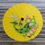 Paper parasol, 'Sunny Peacock in Daffodil' - Peacock Motif Paper Parasol in Daffodil from Thailand (image 2b) thumbail