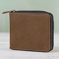 Leather wallet,