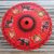 Paper parasol, 'Elephant Parade in Crimson' - Elephant Motif Paper Parasol in Crimson from Thailand (image 2b) thumbail