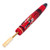 Paper parasol, 'Elephant Parade in Crimson' - Elephant Motif Paper Parasol in Crimson from Thailand (image 2d) thumbail