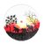 Joyful Elephants - Hand Painted Cotton Parasol Home Accent (image 2a) thumbail
