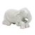 Celadon ceramic figurines, 'Elephant Sisters' - Pale Green Celadon Elephant Figurines (Pair) (image 2e) thumbail