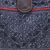 Cotton batik shoulder bag, 'Hmong Contrast' - Batik Cotton Shoulder Bag with Faux Leather Accents (image 2d) thumbail